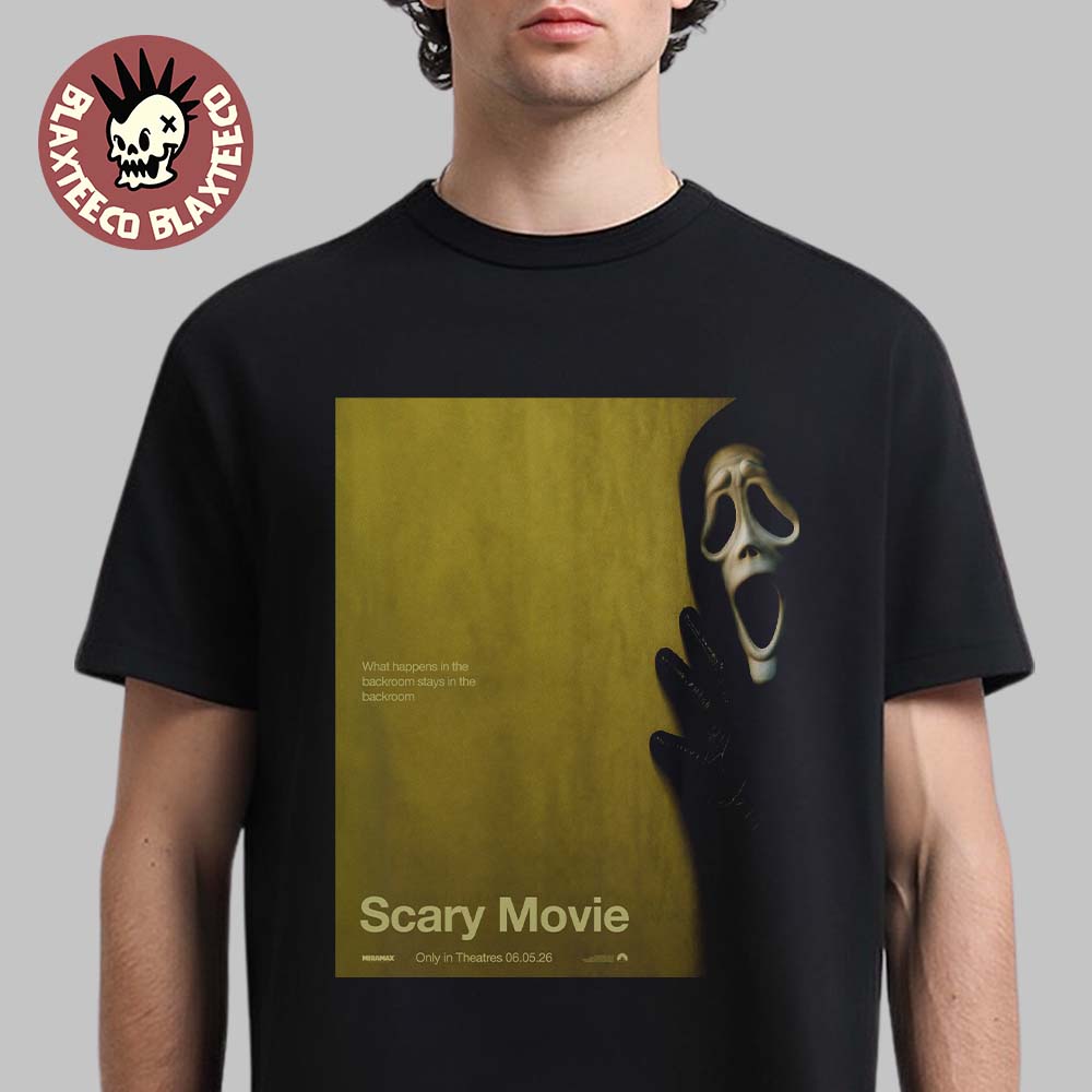 Scary Movie 6 Backrooms Parody Poster What Happens In The Backroom Stays In The Backroom T-Shirt