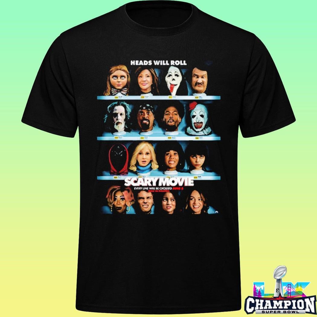 Scary Movie 6 Head With Roll In Theaters On June 5 2026 Shirt