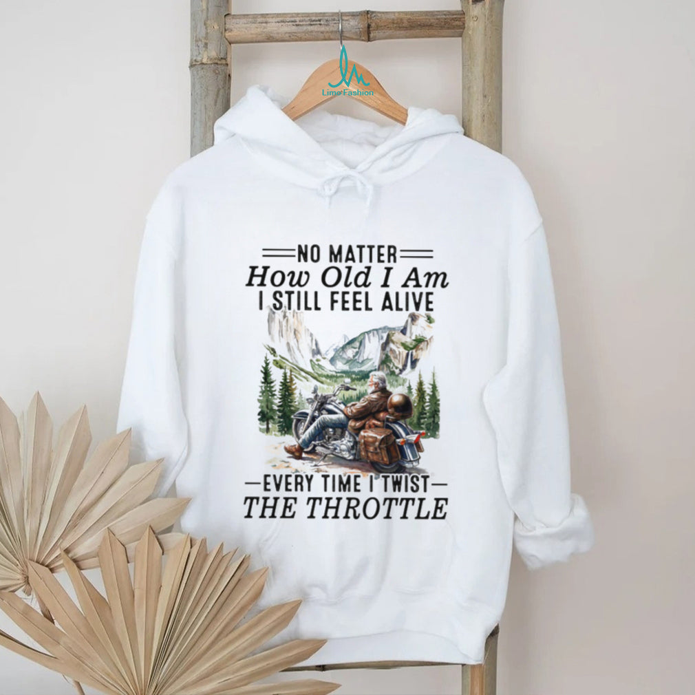 Scenic Biker Twist The Throttle Motorcycle Rider T Shirt