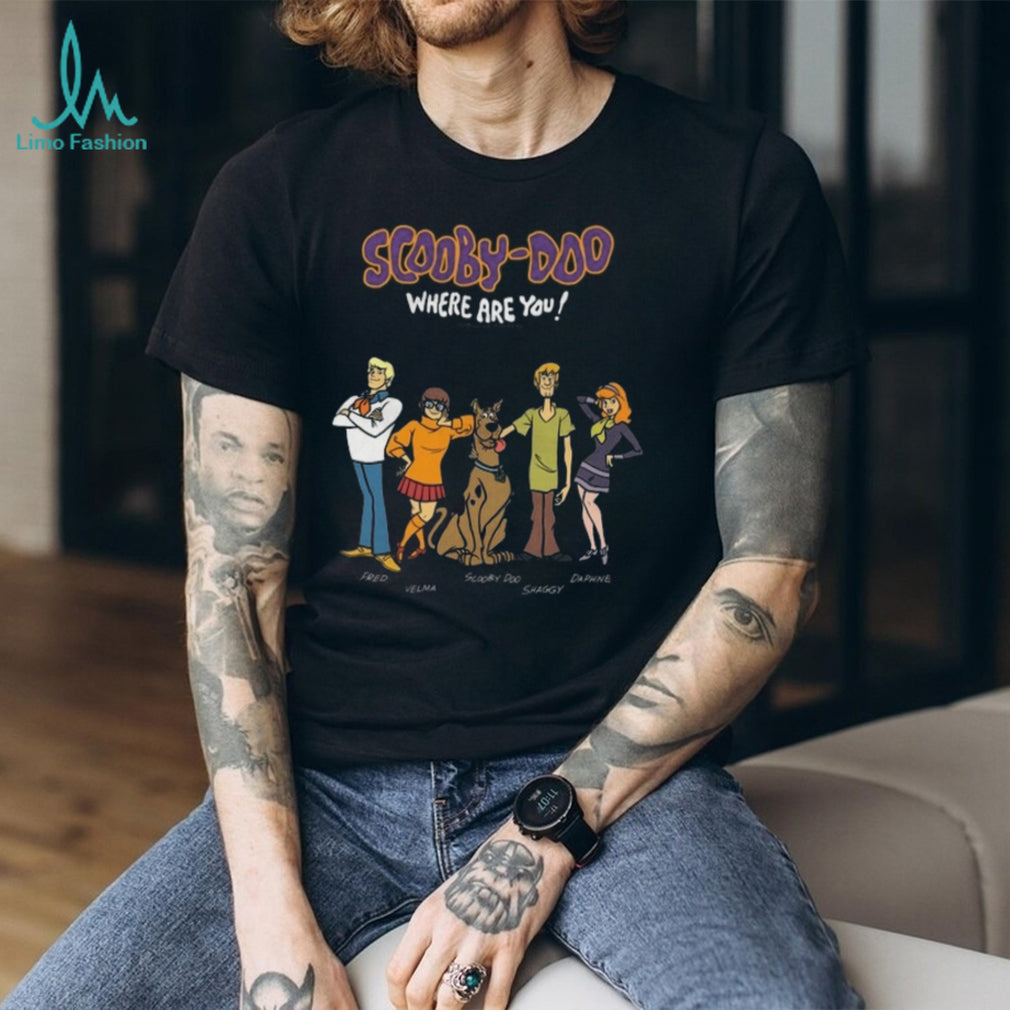 Scooby Doo Where Are You Mystery Machine Crew T Shirt