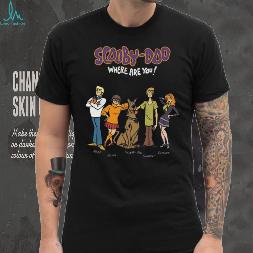 Scooby Doo Where Are You Mystery Machine Crew T Shirt