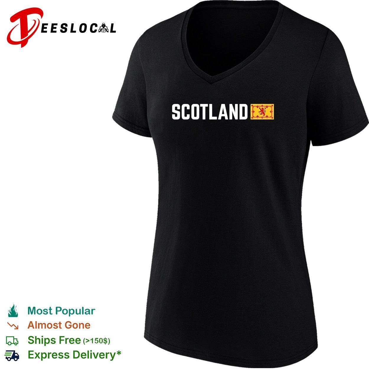 Scotland flag shirt