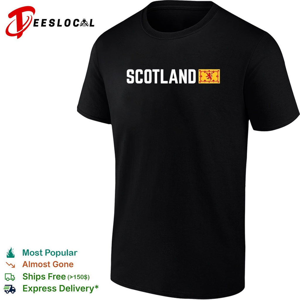 Scotland flag shirt