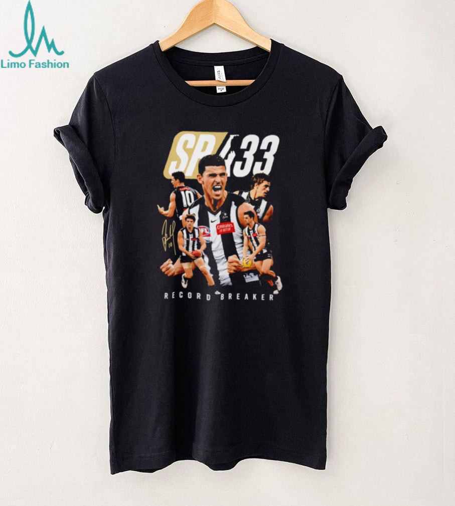 Scott Pendlebury SP433 Record Breaker Football T Shirt