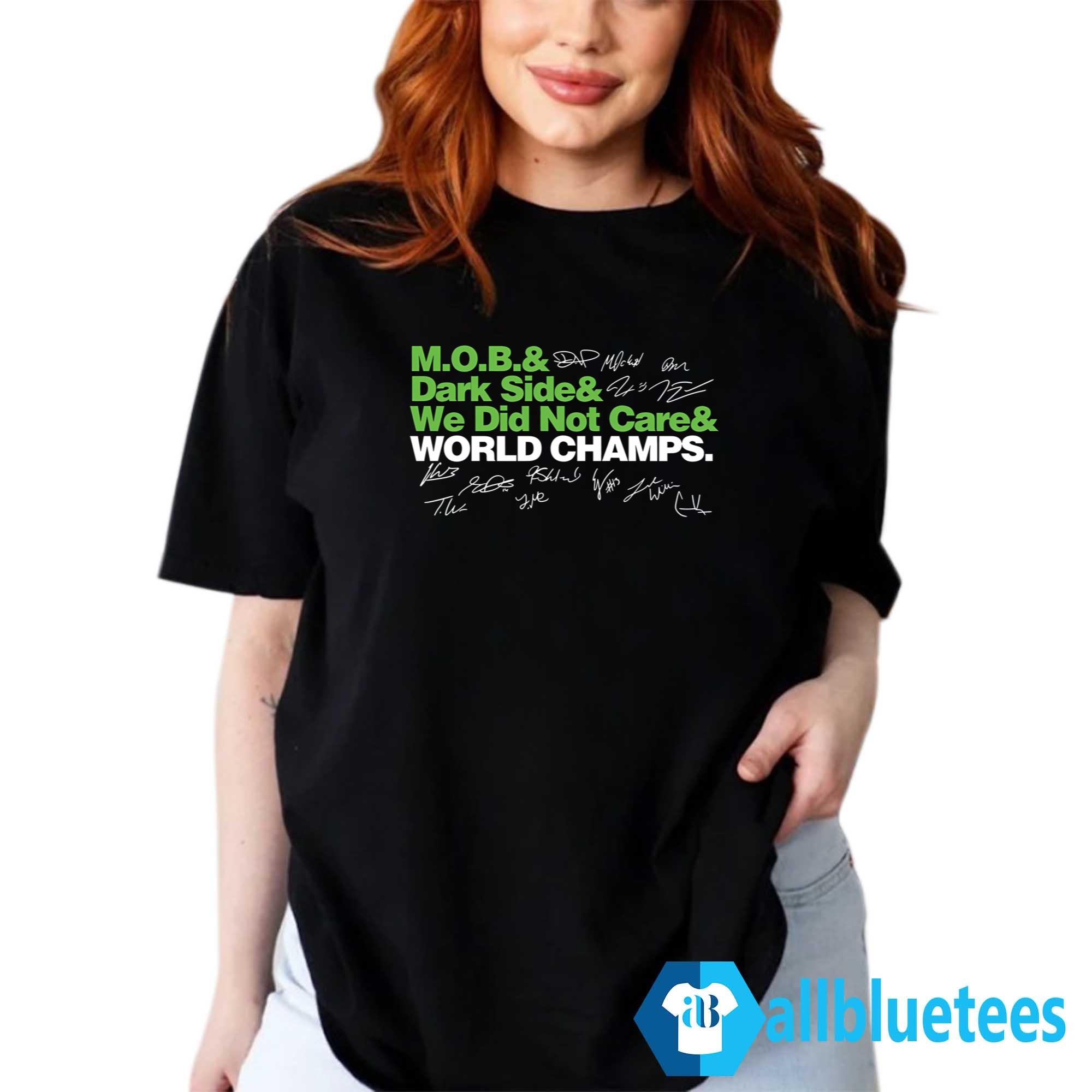 Seahawks MOB Dark Side We Did Not Care World Champs Shirt