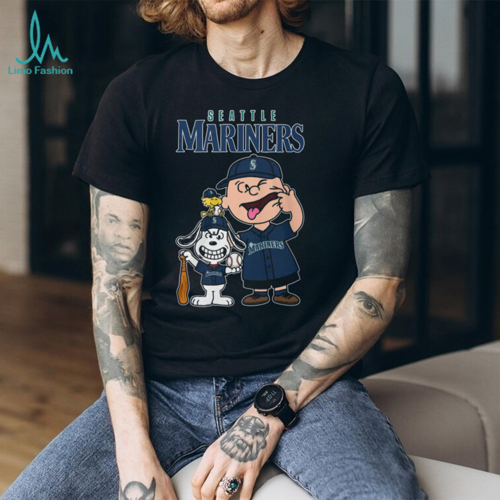 Seattle Mariners Mascot Baseball Cartoon Fan Shirt