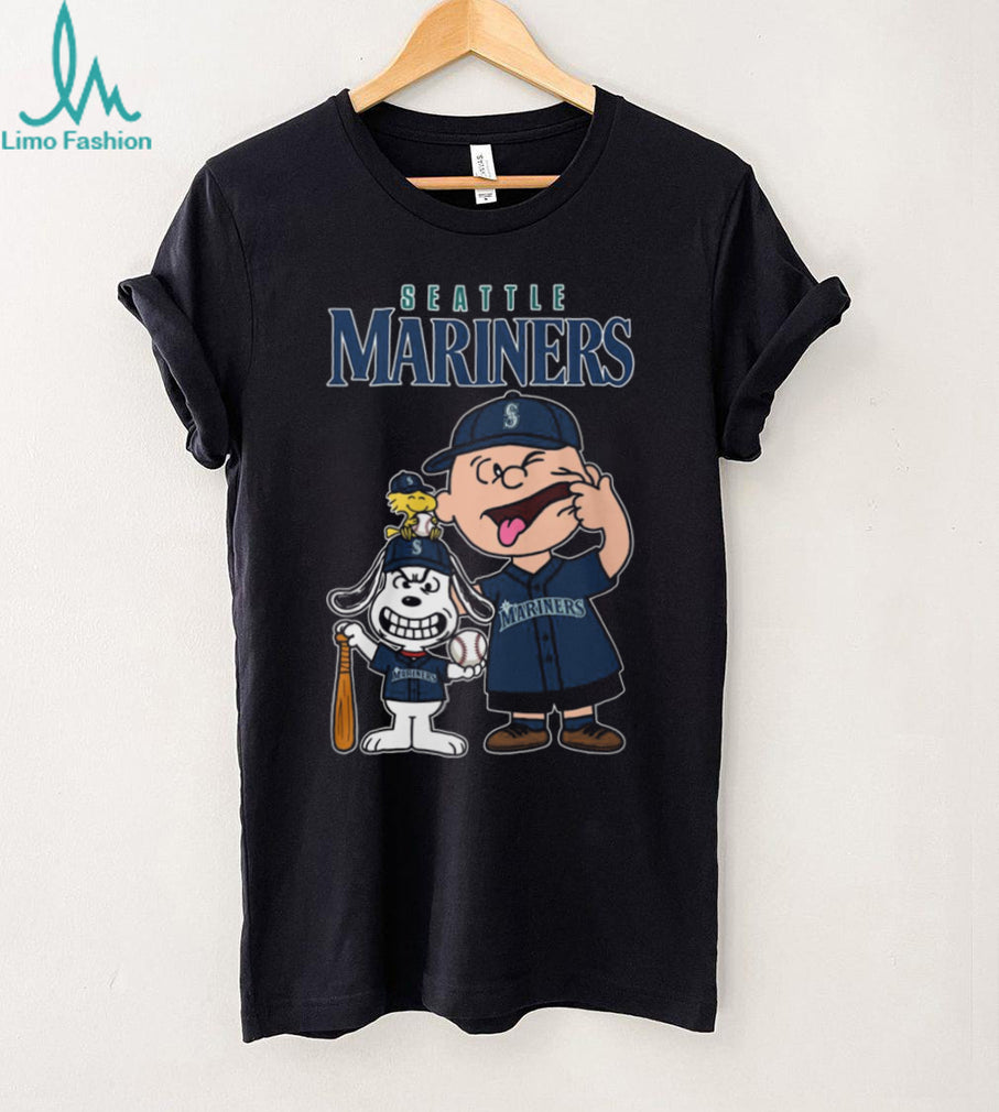 Seattle Mariners Mascot Baseball Cartoon Fan Shirt