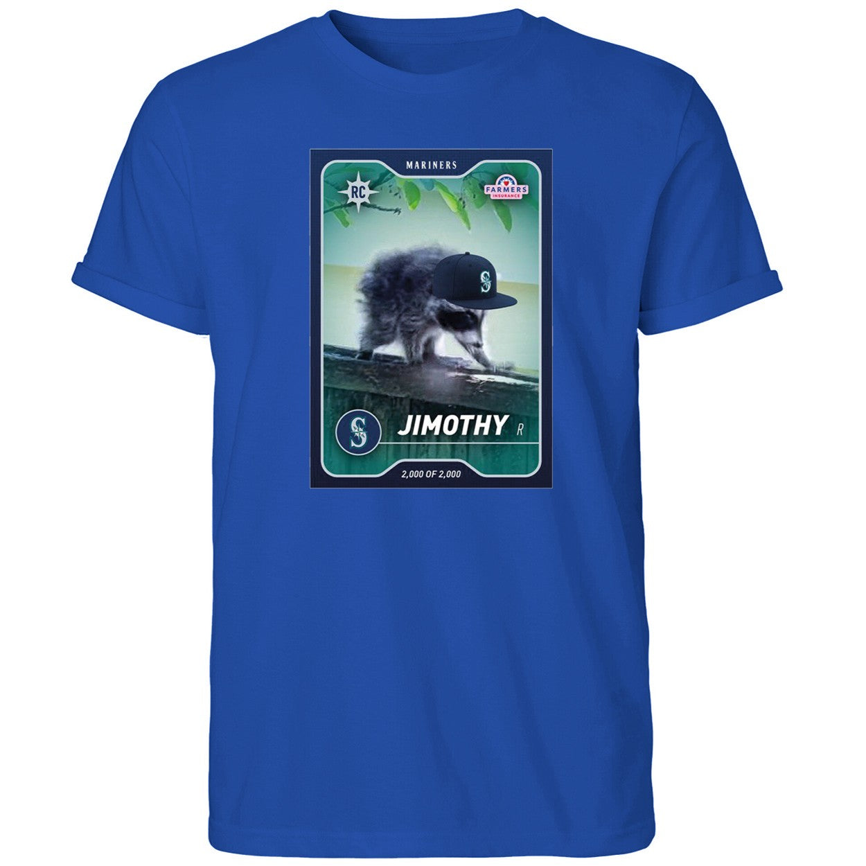 Seattle Mariners Rookie Jimothy Trading Card Shirt