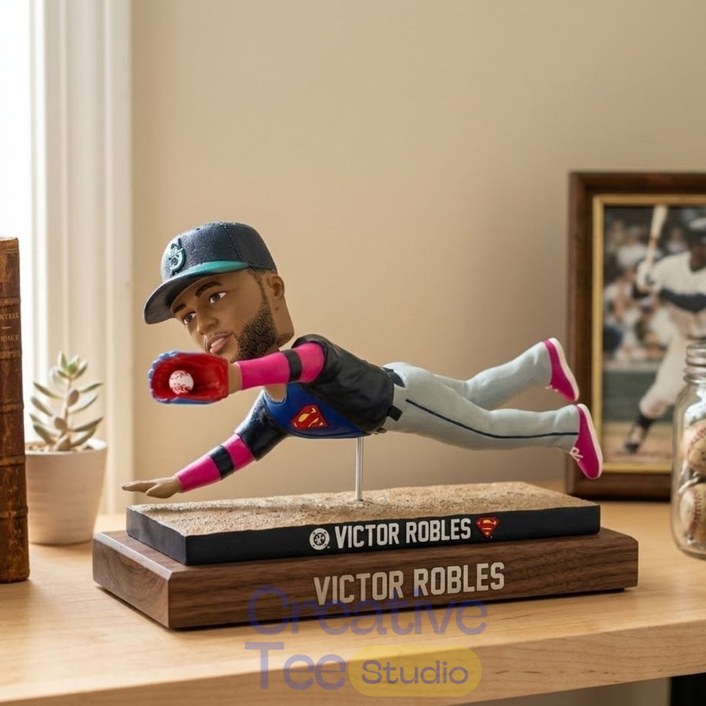 Seattle Mariners Victor Robles Superman Bobblehead