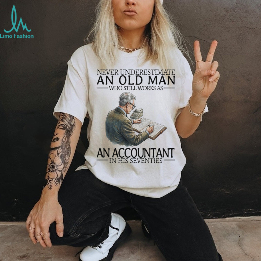 Senior Accountant Financial Auditor Career Retirement Shirt