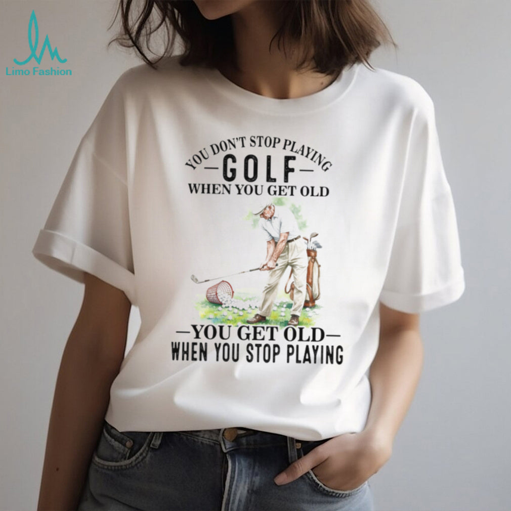 Senior Golfer Hobby Quote Vintage Sports Enthusiast T Shirt