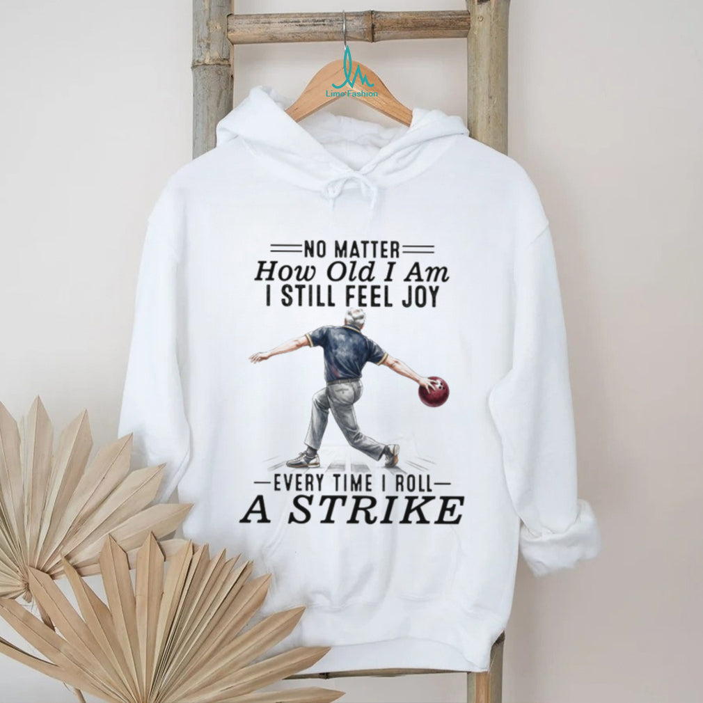 Senior Man Bowling Strike Active Hobby T Shirt
