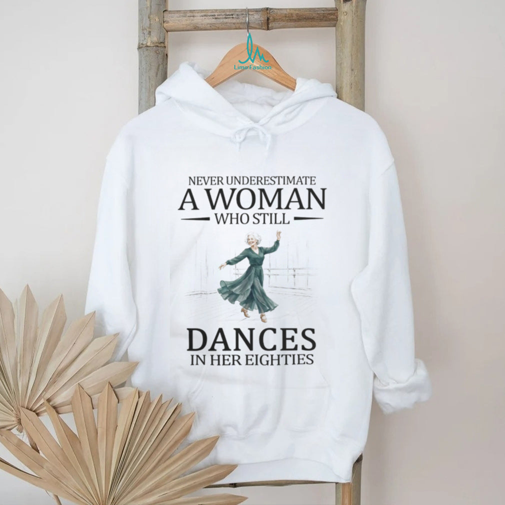 Senior Woman Ballroom Dancer Eighties Elegant Hobby T Shirt