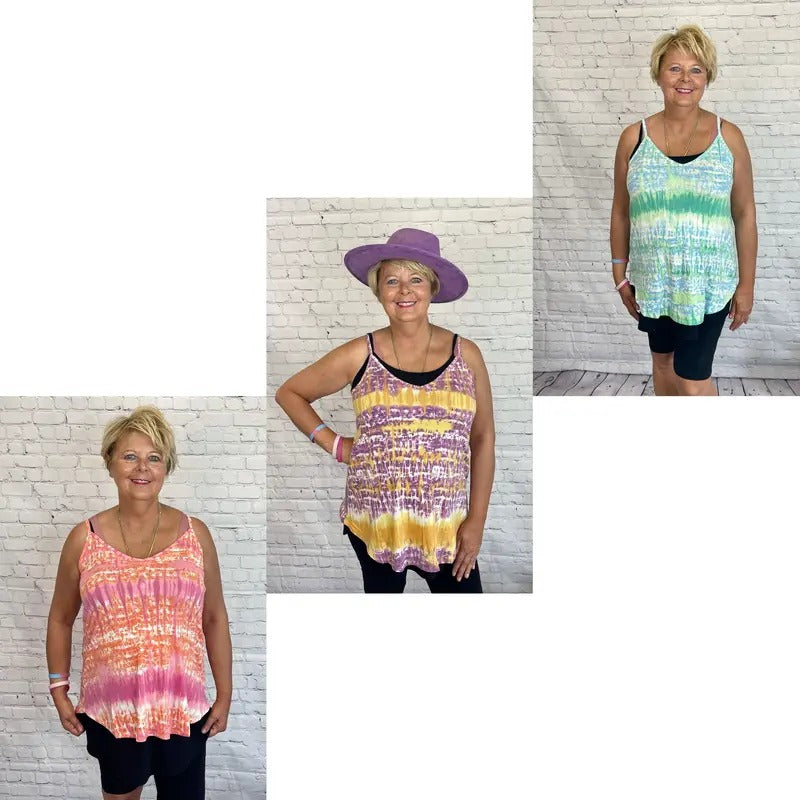 Shades Of Tye-Dye Reversible Cami T-Shirts, Hoodie, Sweatshirt | PodTeesHub.com
