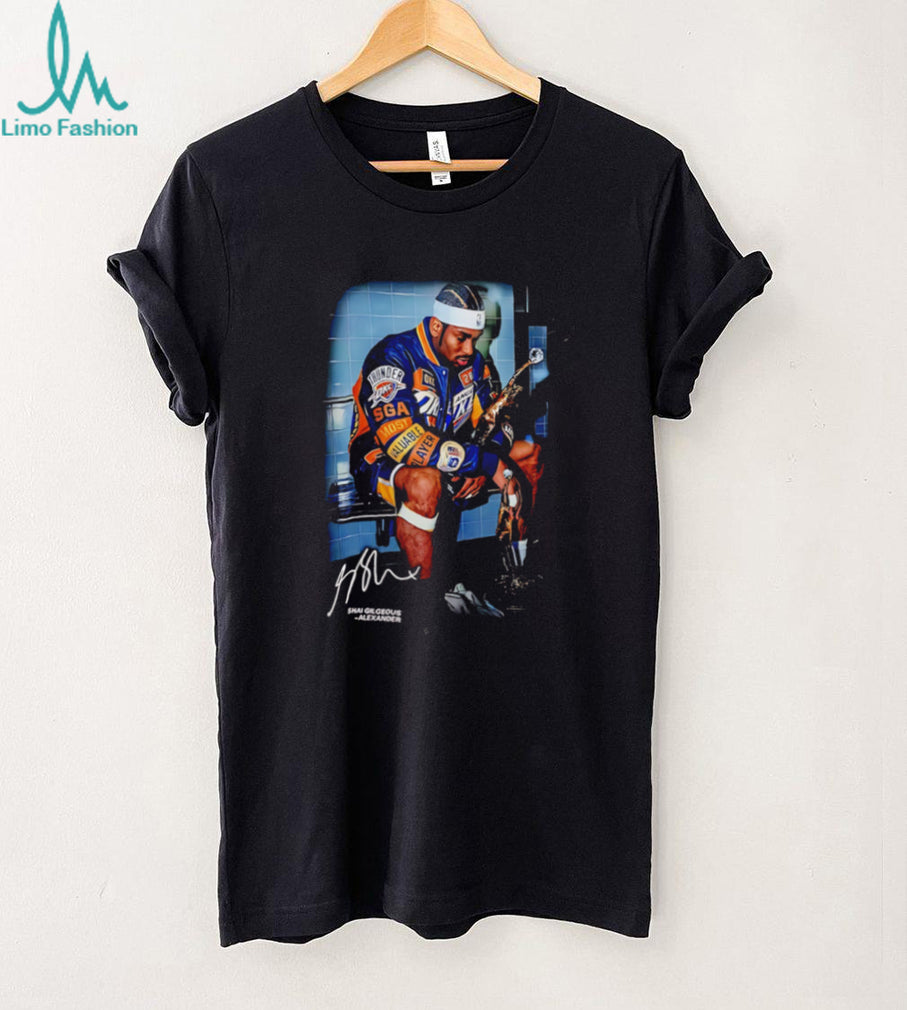 Shai Gilgeous Alexander OKC Thunder Basketball T Shirt