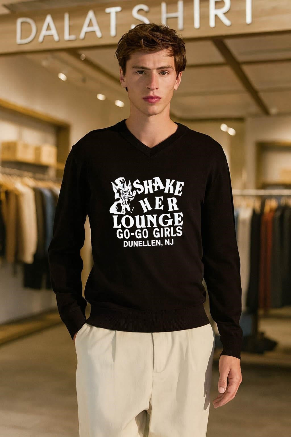 Shake Her Lounge Go-Go Girls Dunellen NJ Wolf shirt