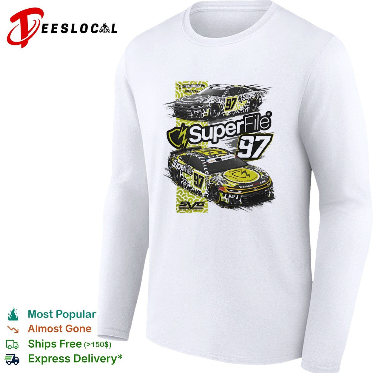 Shane van Gisbergen 97 SuperFile x Lefty Out There shirt