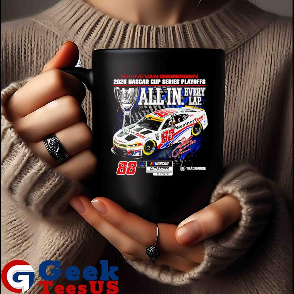 Shane van Gisbergen Checkered Flag Sports 2025 NASCAR cup series playoffs ford motorcraft all in shirt
