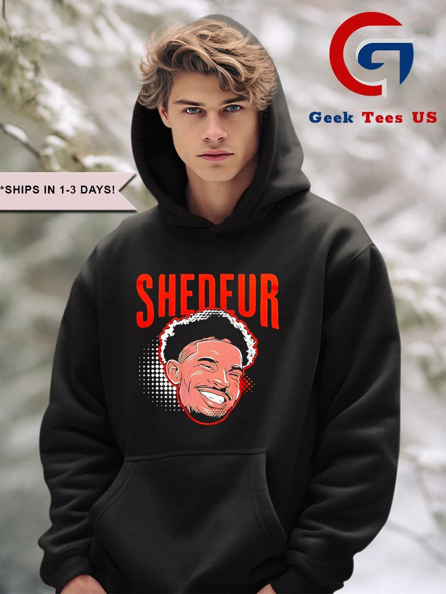 Shedeur Sanders big head Cleveland Browns shirt