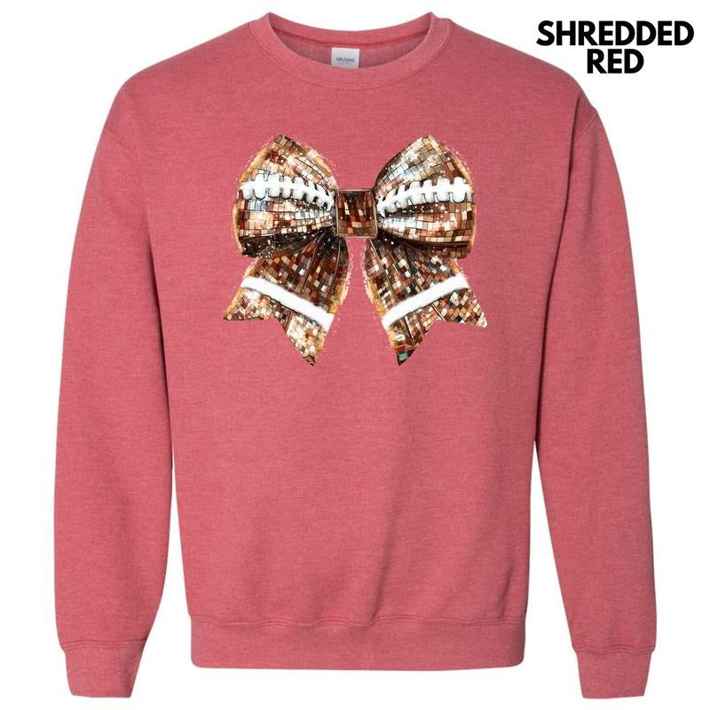 Shiny Football Disco Bow Sweatshirt 'NLB' T-Shirts, Hoodie | PodTeesHub.com