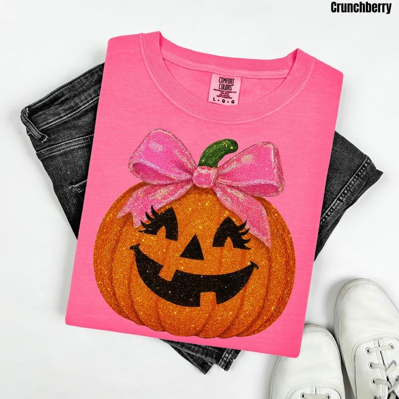 Shiny Jack-O-Lantern Comfort Colors T-Shirt 'NLB' Hoodie, Sweatshirt | PodTeesHub.com
