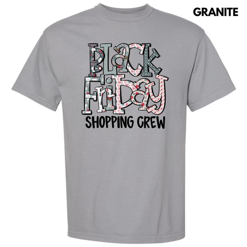 Shopping Crew Black Friday Comfort Colors T-Shirt 'NLB' Hoodie, Sweatshirt | PodTeesHub.com