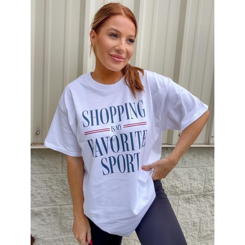 Shopping Sport Graphic Top T-Shirts, Hoodie, Sweatshirt | PodTeesHub.com