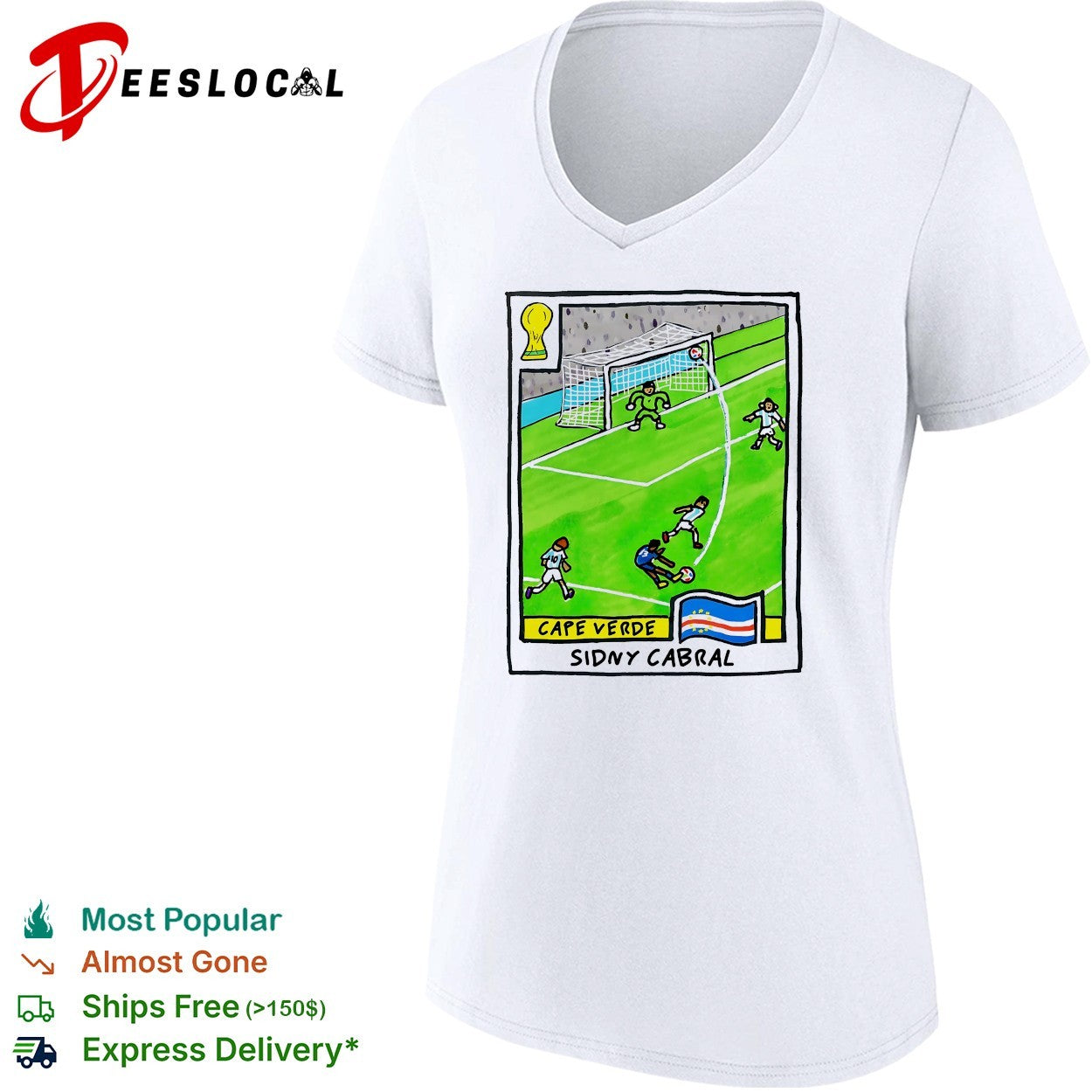 Sidny Cabral Cape Verde World Cup goal shirt