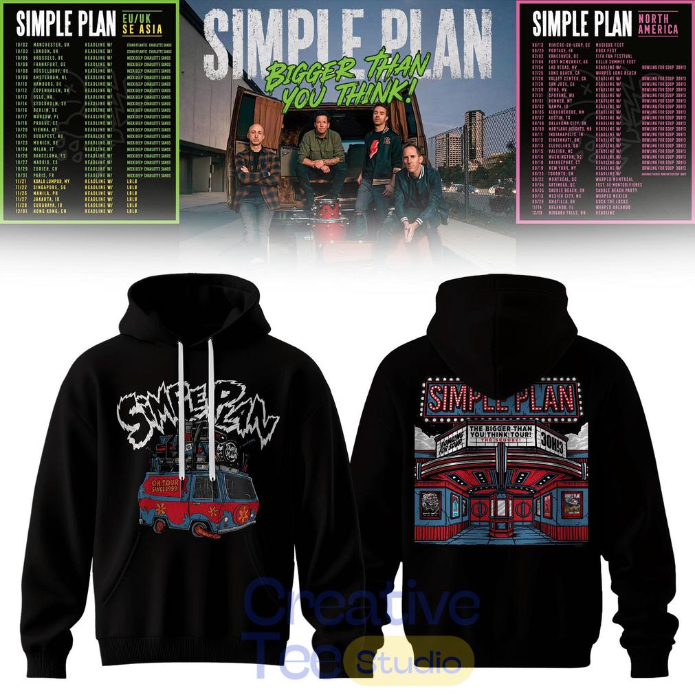 Simple Plan Bigger Than You Think Tour Limited Hoodie