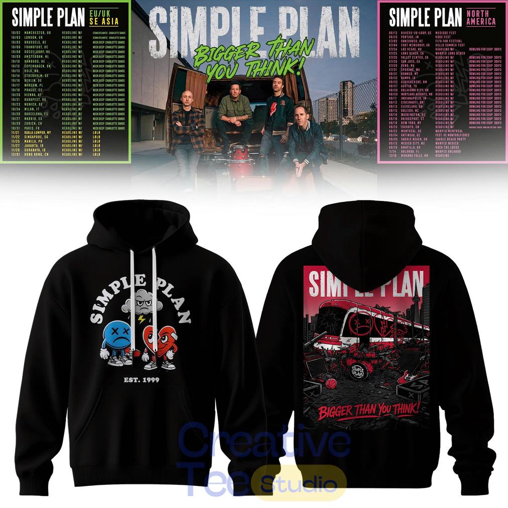 Simple Plan Bigger Than You Think Tour Limited Hoodie