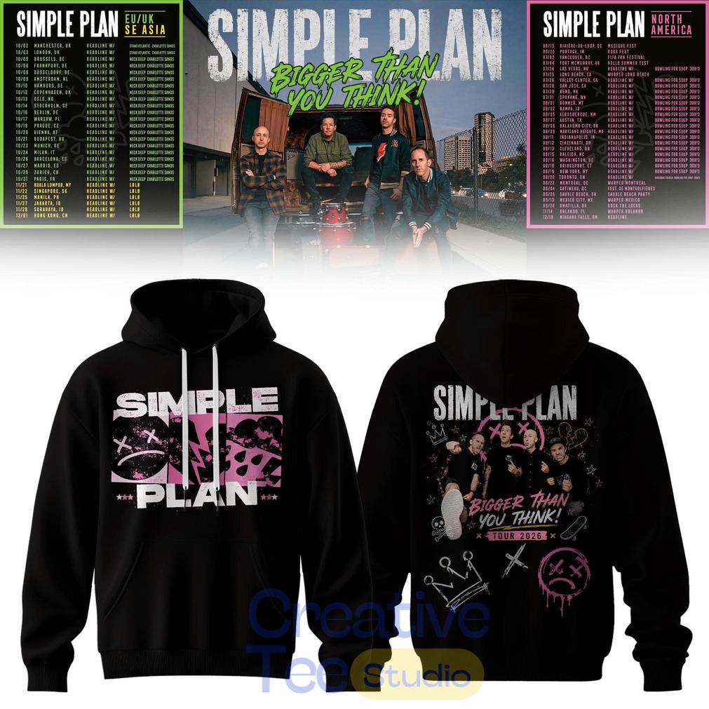 Simple Plan Bigger Than You Think Tour Limited Hoodie