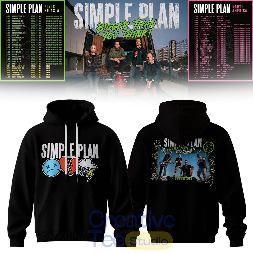 Simple Plan Bigger Than You Think Tour Limited Hoodie