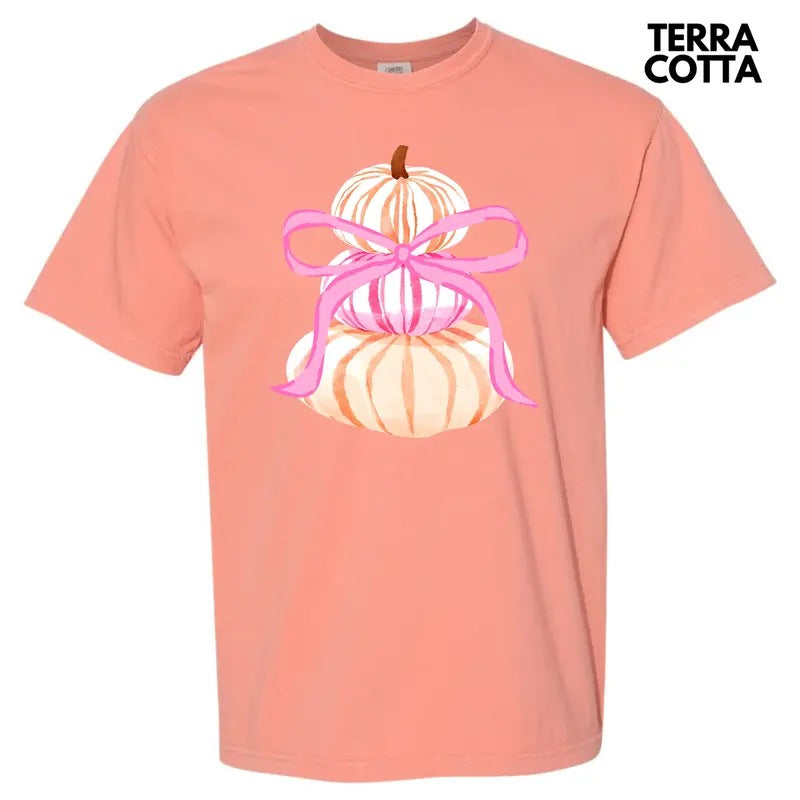 Simple Pumpkin Trio Comfort Colors T-Shirt 'NLB' Hoodie, Sweatshirt | PodTeesHub.com
