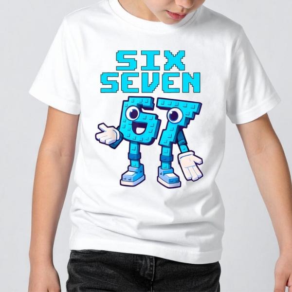Six Seven Brainrot Italian Shirt, Funny 6 7 Brainrot Italian Meme Tee, Pixel Cartoon Character Shirt Hoodie, Sweatshirt