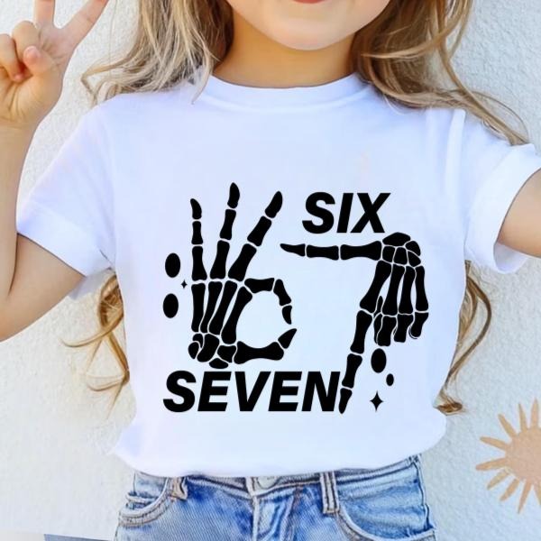 Six Seven Shirt, Trendy 67 Tee, Funny Meme Top, Viral 67 Graphic Tee, Six Seven Meme Shirt Hoodie, Sweatshirt