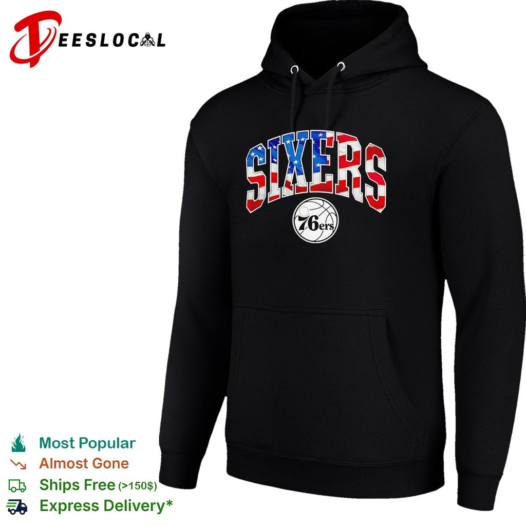 Sixers Philadelphia 76ers NBA American Flag shirt