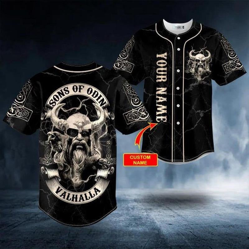 Skull & Viking Graphic Tees | 3D All Over Print Clothing Hoodie, Sweatshirt | PodTeesHub.com