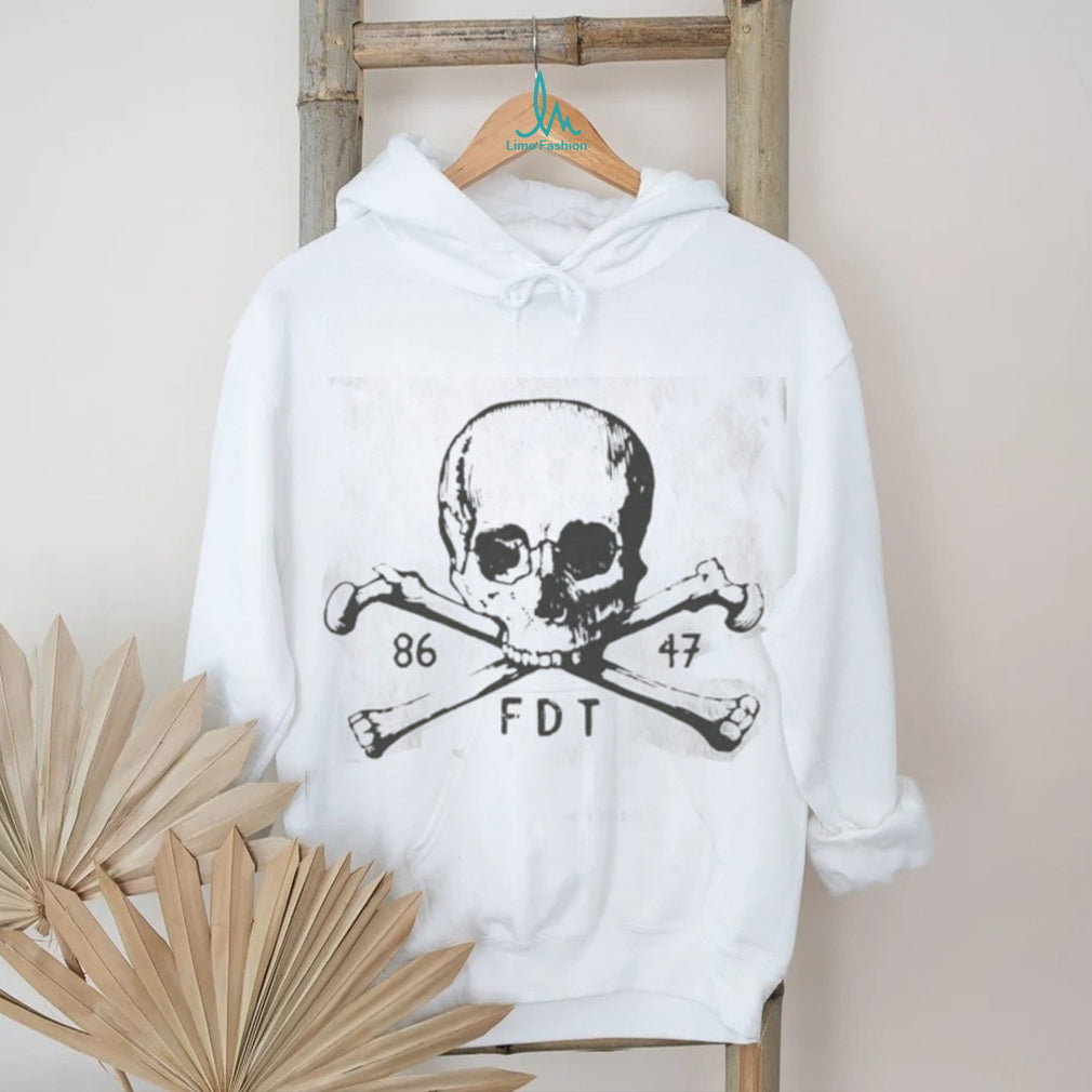 Skull Crossbones FDT Vintage Distressed Graphic Unisex T Shirt