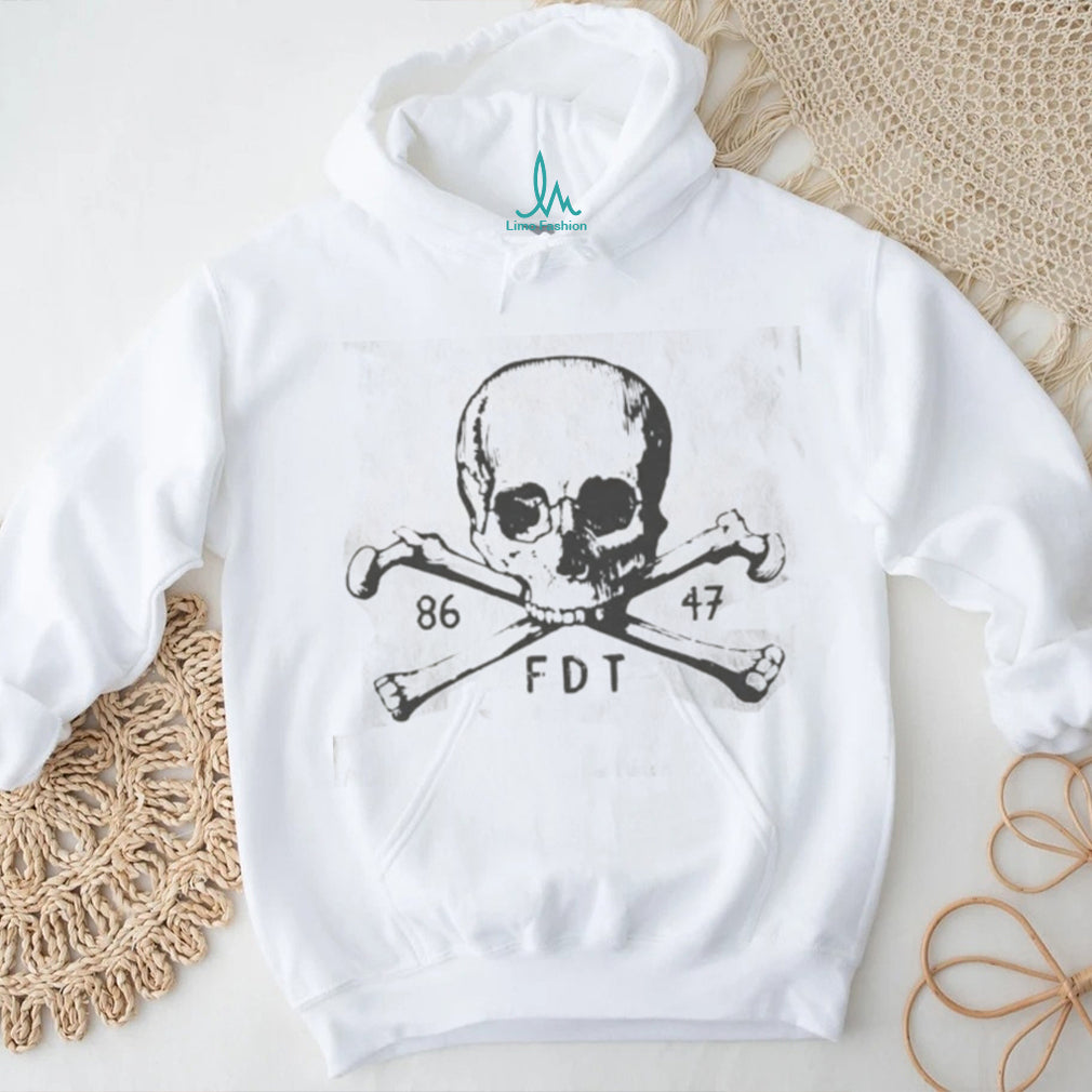 Skull Crossbones FDT Vintage Distressed Graphic Unisex T Shirt