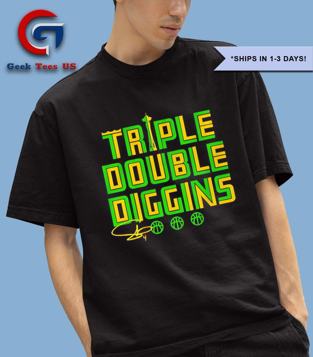 Skylar Diggins Triple Double Diggins Seattle shirt