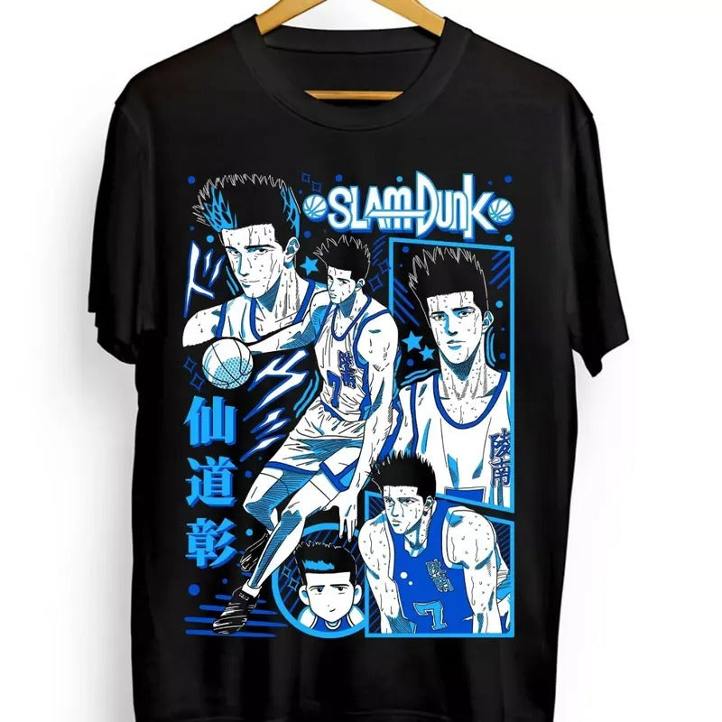 Slam Dunk T-shirt, Basketball Anime Sport Tee, Anime & Manga Gifts Cotton Menswear Top Love Hoodie, Sweatshirt