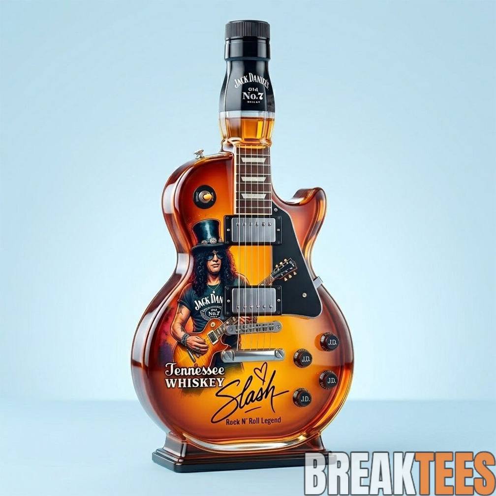 Slash Signature Gibson Les Paul Electric Guitar Whiskey Bottle – Limited Edition