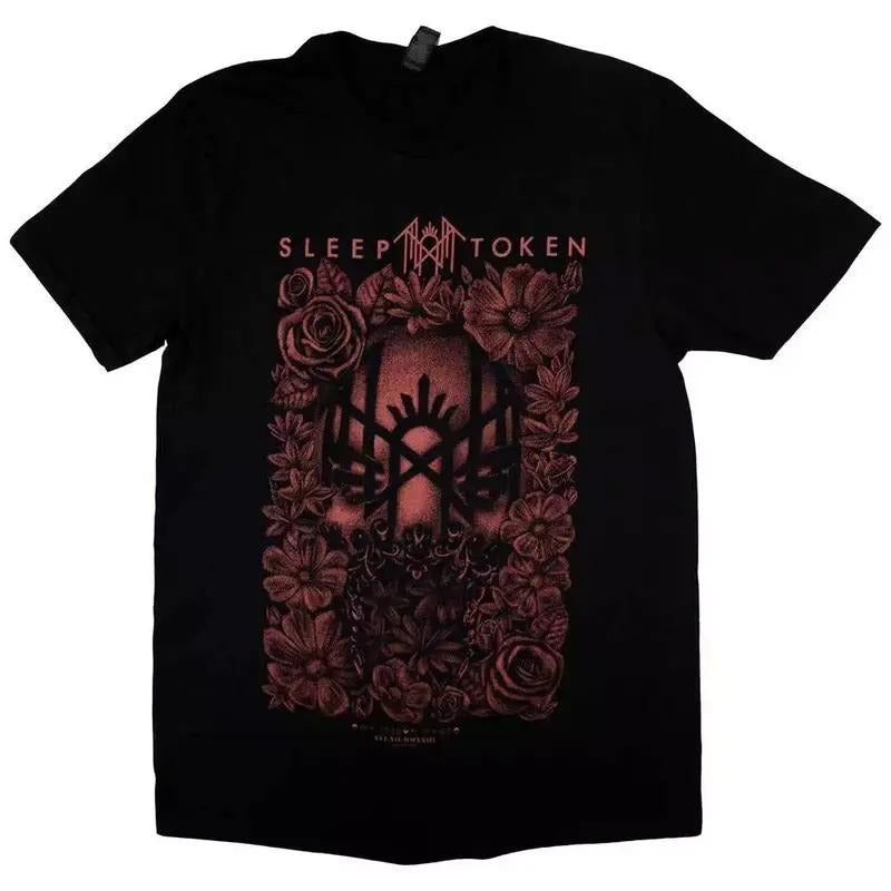 Sleep Token - Official Unisex T-Shirt, Sleep Token Even In Arcadia Album Flamingo 2 Sides T-shirt, Even In Arcadia...