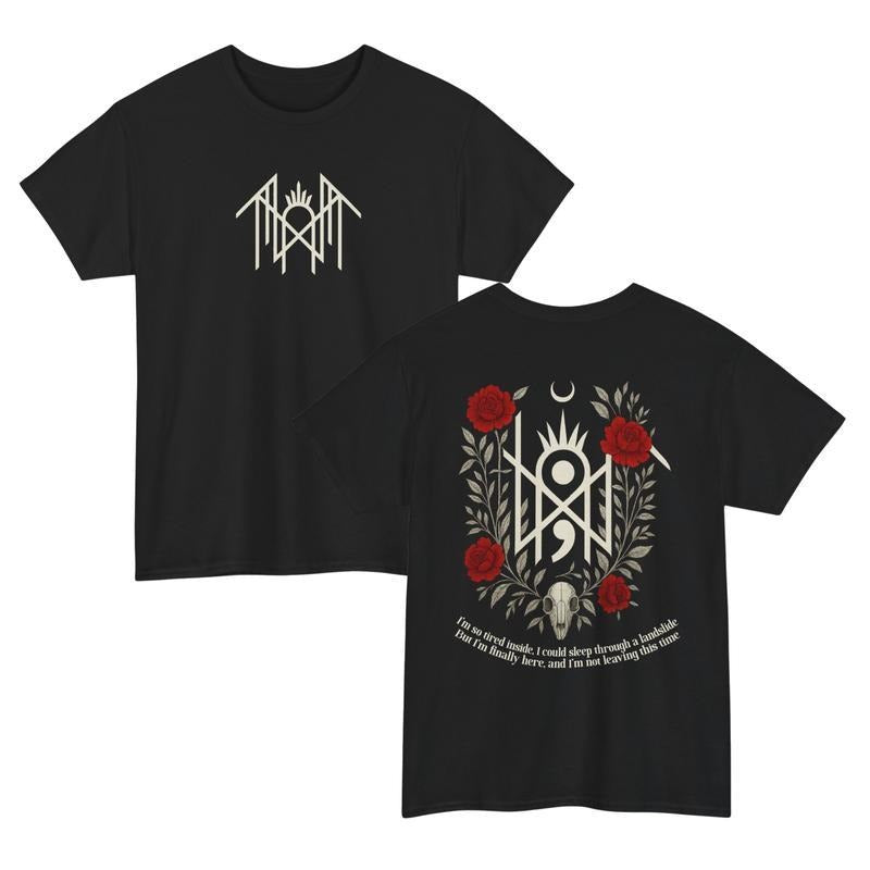 Sleep Token Flowers Red Logo Tshirt, I'm So Tired Inside, I Could Sleep Through a LandslideSleep Token Tour 2025 Tee, New...