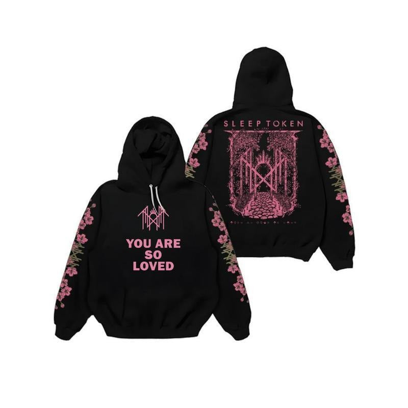 Sleep Token You Are So Loved Flowers Red Logo Sweatshirt Hoodie, Sleep Token Tour 2025 Tee, New Song Concert Tour, Gift...