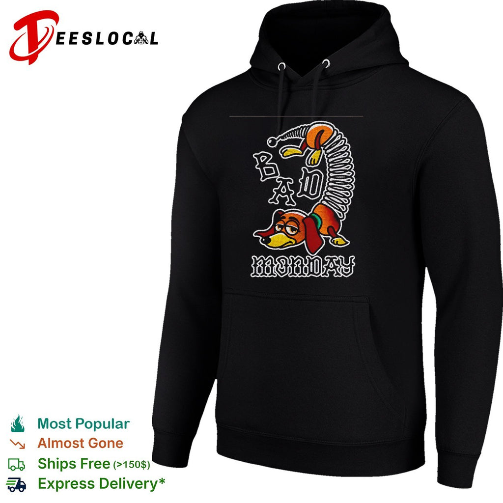 Slinky Dog bad Monday gothic spring coiled shirt
