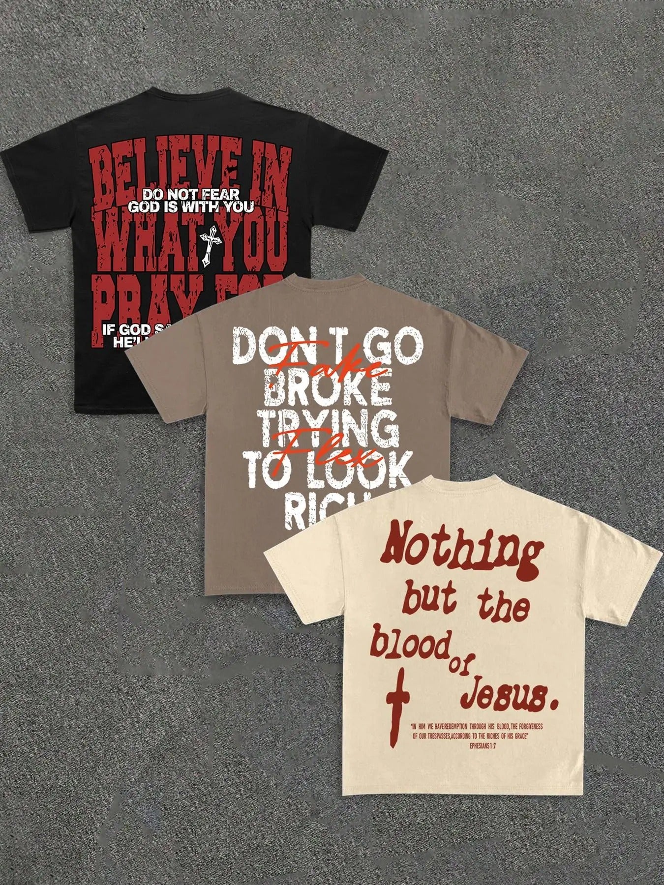 Slogan's Slogan Print Round Neck Tee, Regular Fit Casual Short Sleeve T-shirt for Summer, Men's Top for Daily Wear...