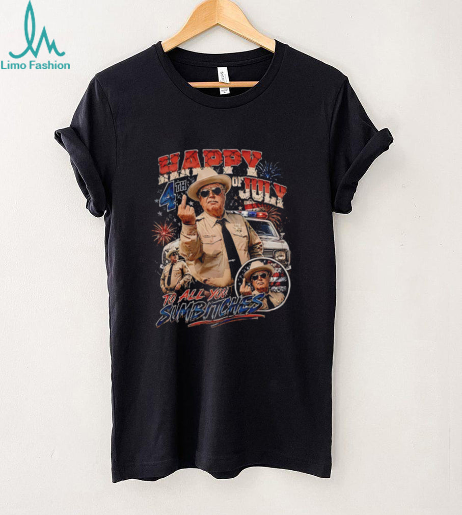 Smokey and the Bandit Sheriff Buford T Justice middle finger vintage shirt