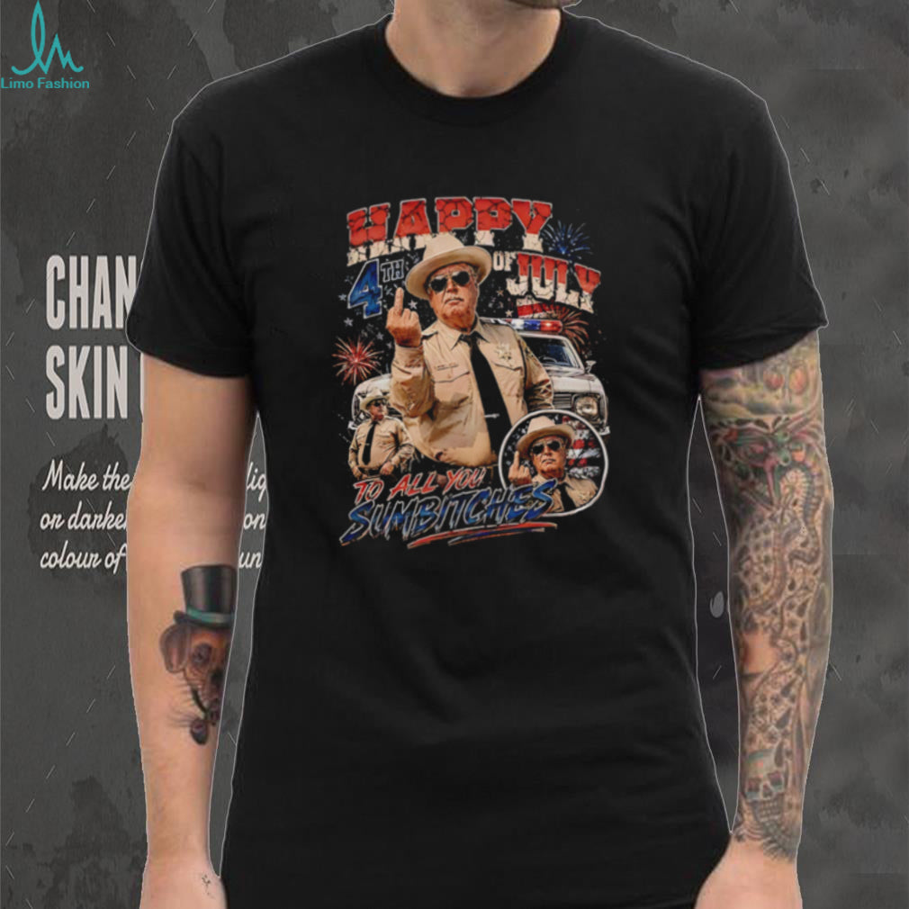Smokey and the Bandit Sheriff Buford T Justice middle finger vintage shirt