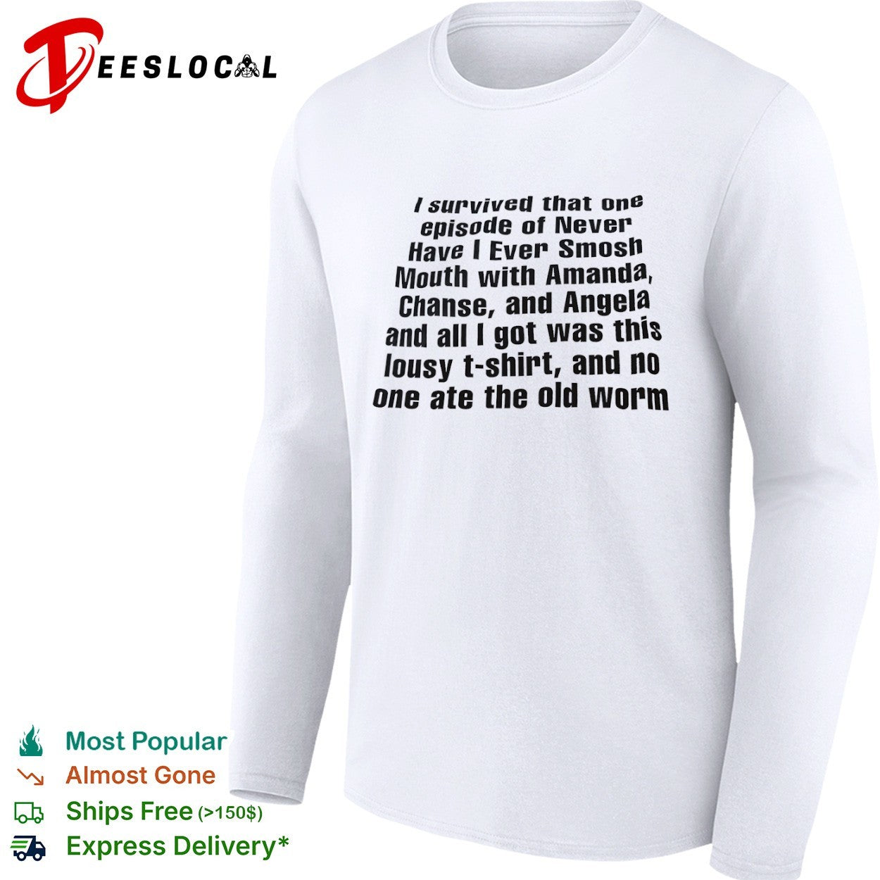 Smosh Never Have I Ever Amanda Chanse Angela I survived that one episode of shirt